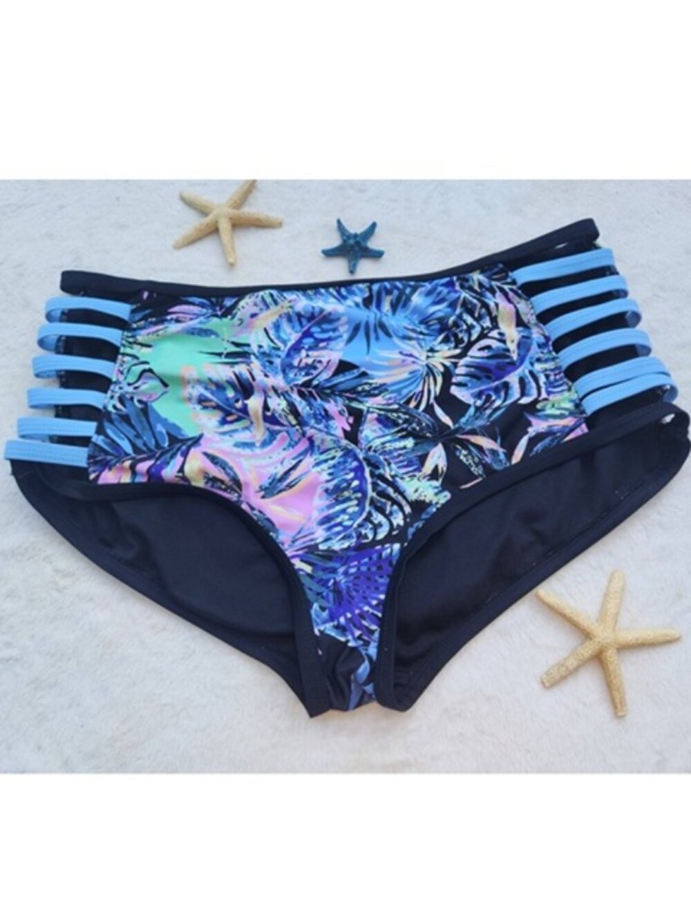 3X Women's Plus Bikini Bottom Bathing Suit Swimwear Beach Pool Sexy Tropical